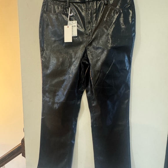 NWT Good American Good Curve Straight Vinyl Pants – Size 14/32 - Picture 13 of 13